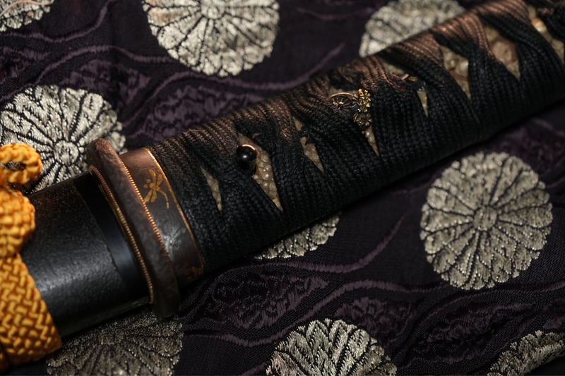 Antiek Japans zwaard Wakizashi NBTHK gesigneerd door Hatakeyama Masamitsu, Edo-periode