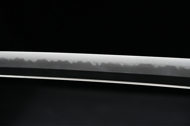 Antieke Japanse zwaardkatana van Tachibana Munehiro met gouden koshirae