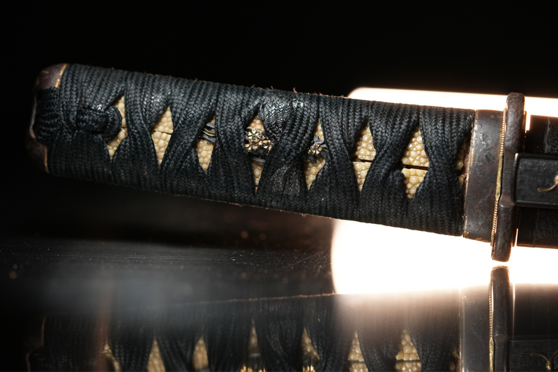 Antiek Japans zwaard Wakizashi NBTHK gesigneerd door Hatakeyama Masamitsu, Edo-periode
