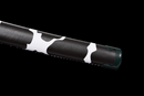 Close-up of black sheath with white pattern and dark green cap detail, part of the Sanemi Shinazugawa Katana.