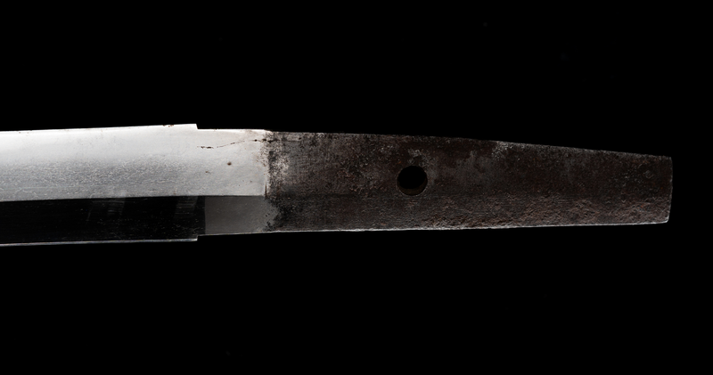 Antiek Japans zwaard Naginata-Naoshi Wakizashi van Fuyuhiro - NBTHK Hozon Token